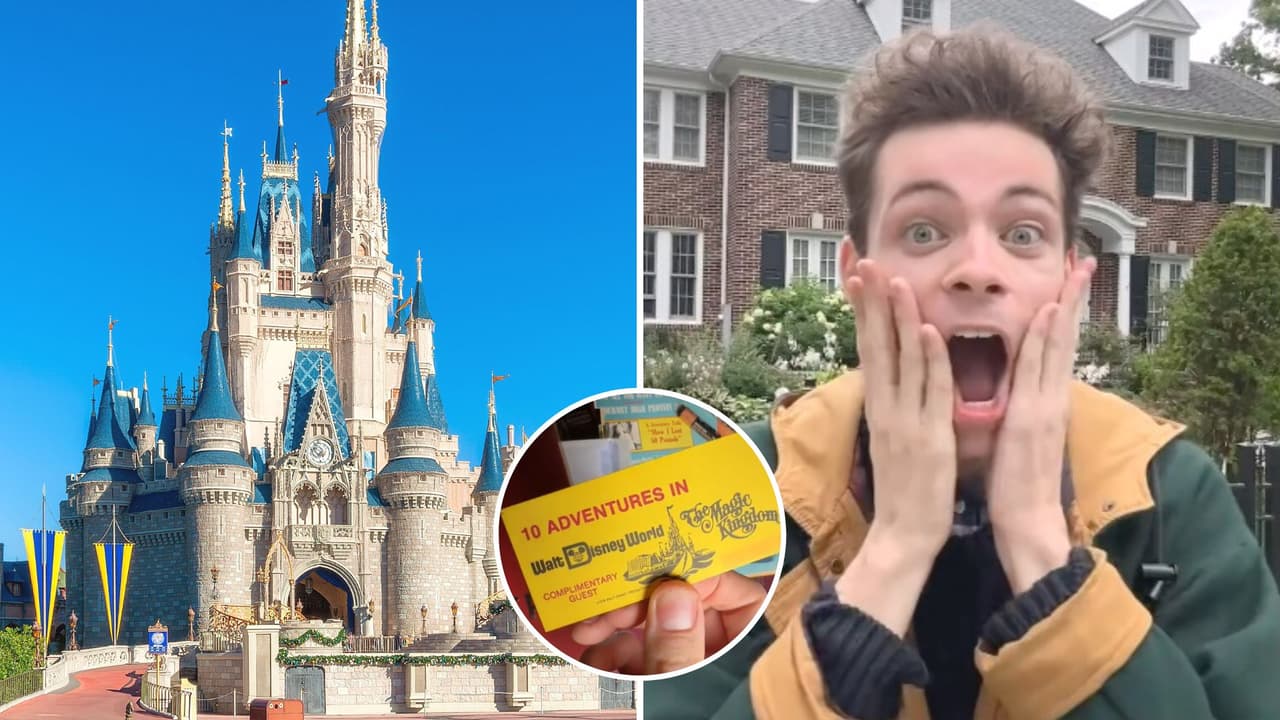Joven encuentra ticket antiguo para un parque Disney e intenta ingresar con él: esto pasó