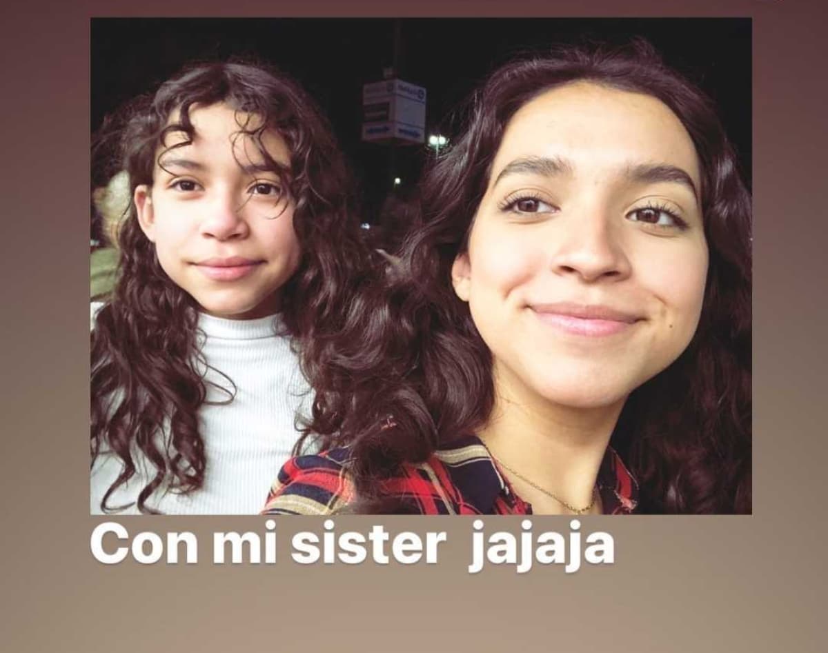 La adolescente compartió la imagen en redes sociales