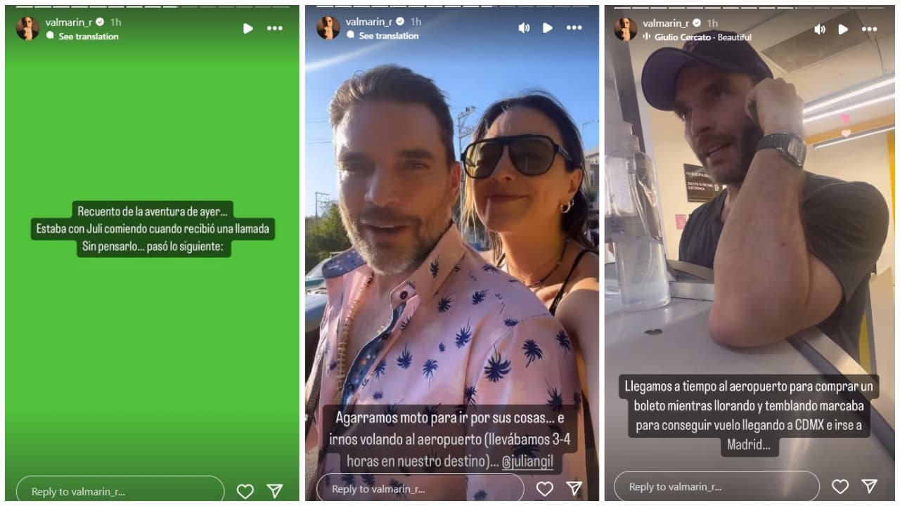 Valería Marin narra la odisea de Julián Gil para que llegara a tiempo al parto de su hija
