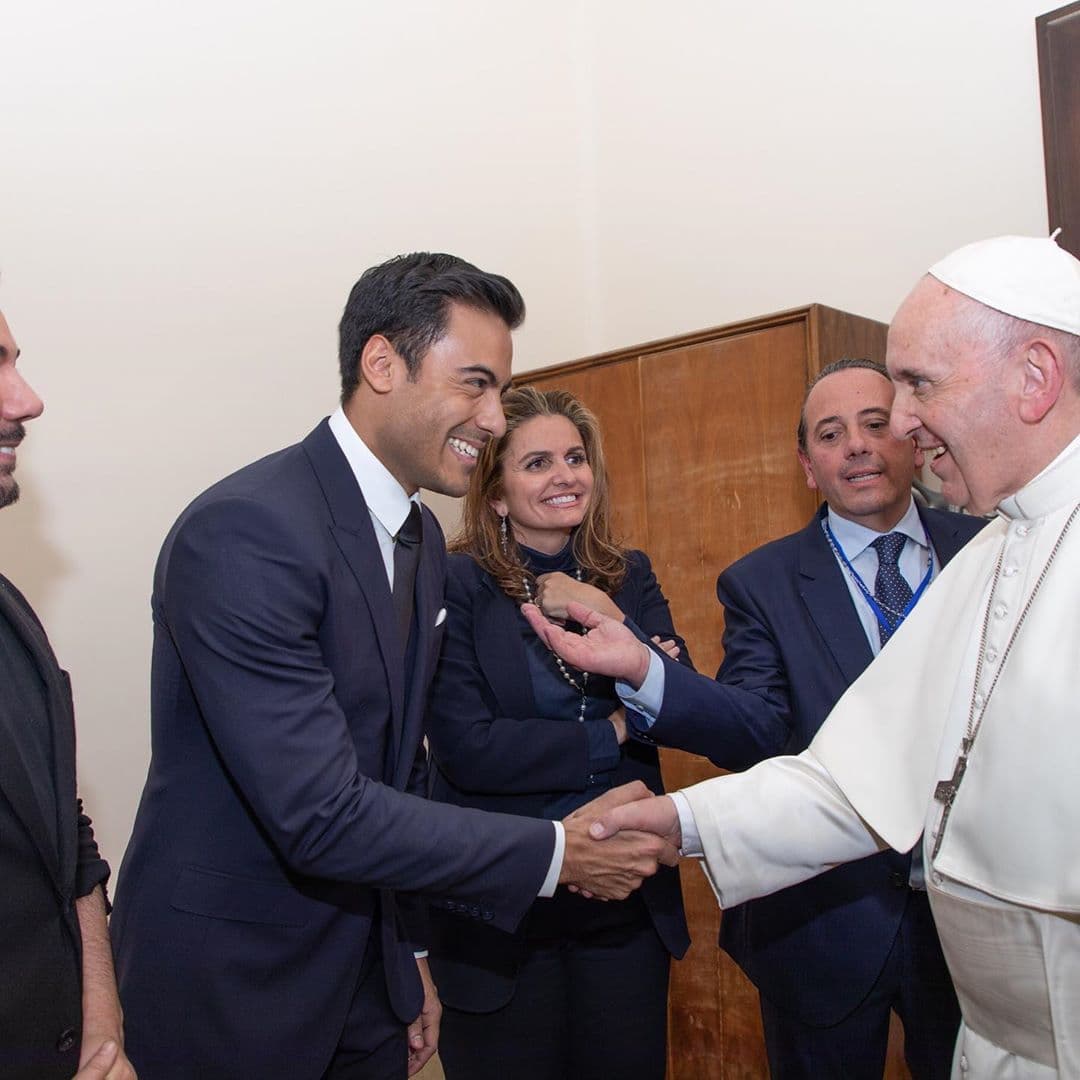Carlos Rivera será embajador de la Fundación del Papa Francisco