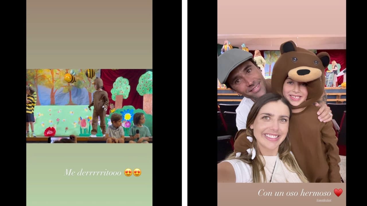 Matías Novoa y Michelle Renaud asisten a festival escolar de Marcelo