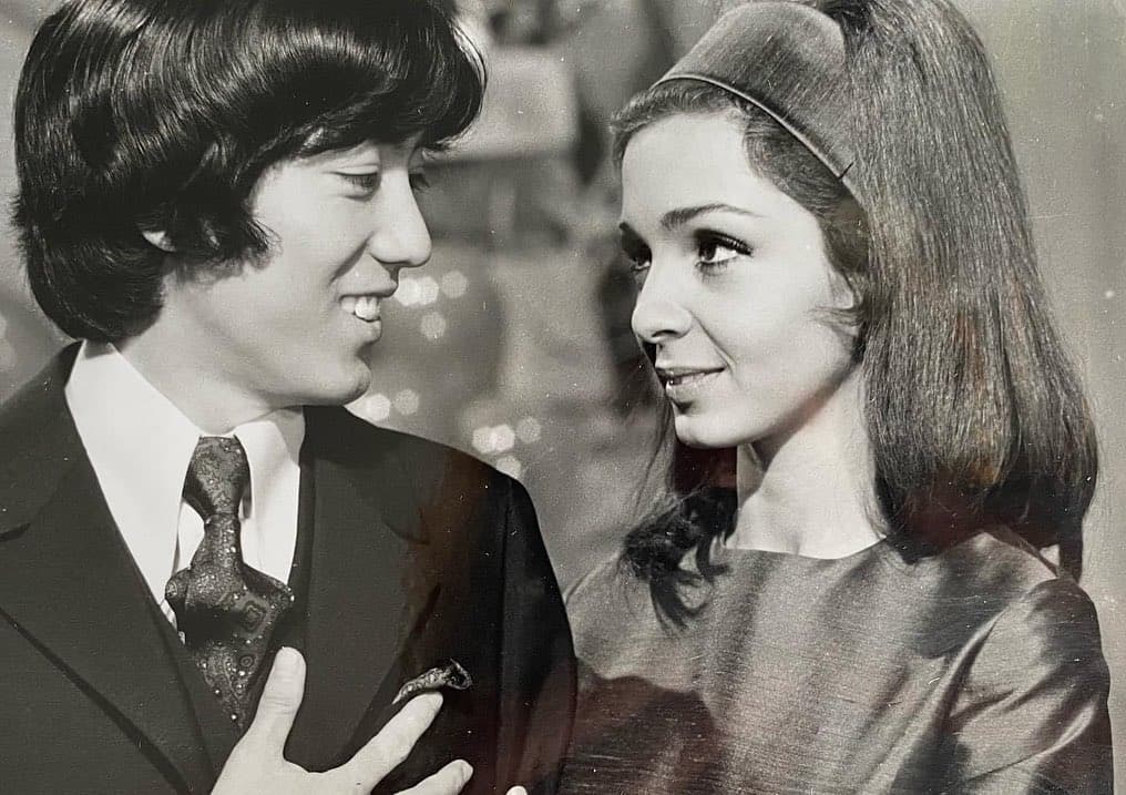 1) Ana Martín filmando la película 'El Pecado de Oyuki' en Japón, 1964.