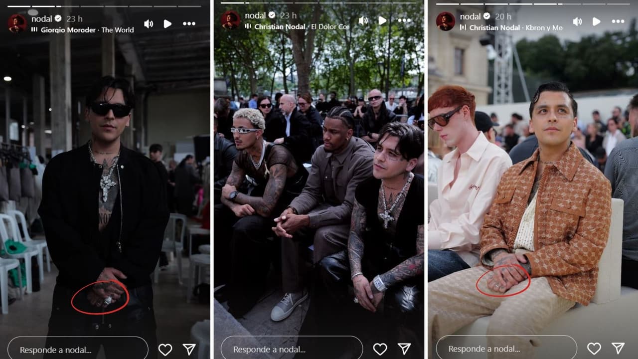 Nodal presume sortija, ¿de matrimonio?