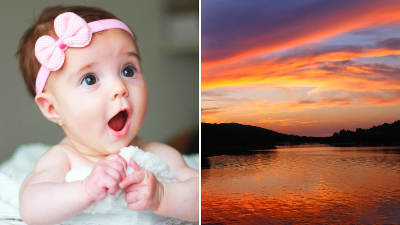 Bebé mira el atardecer por primera vez en su vida y reacción enterneció a todo TikTok