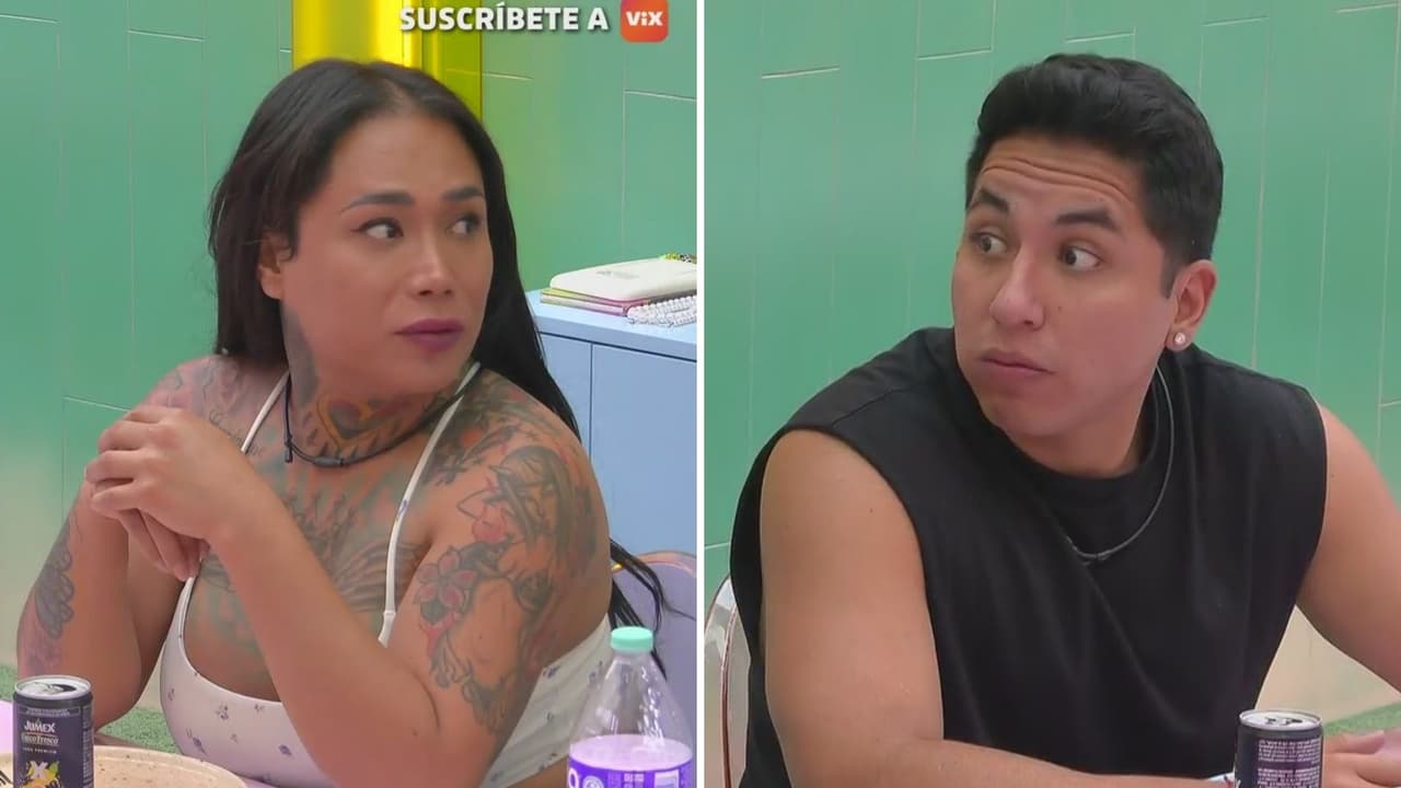 Karina enfrenta a Ese Pérez cara a cara y lo acusa de querer aprovecharse de su fama