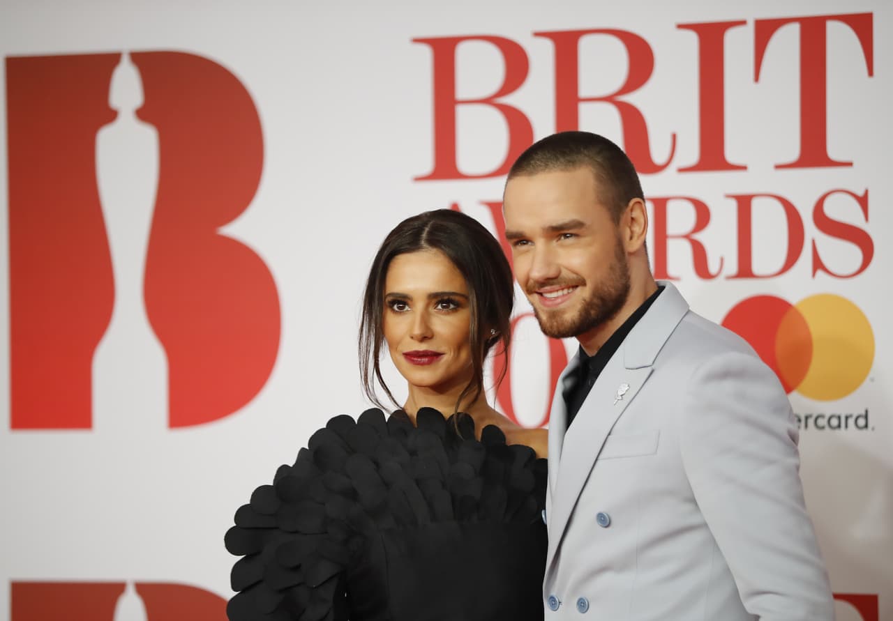 Liam Payne y Cheryl en los BRIT Awards de 2018.