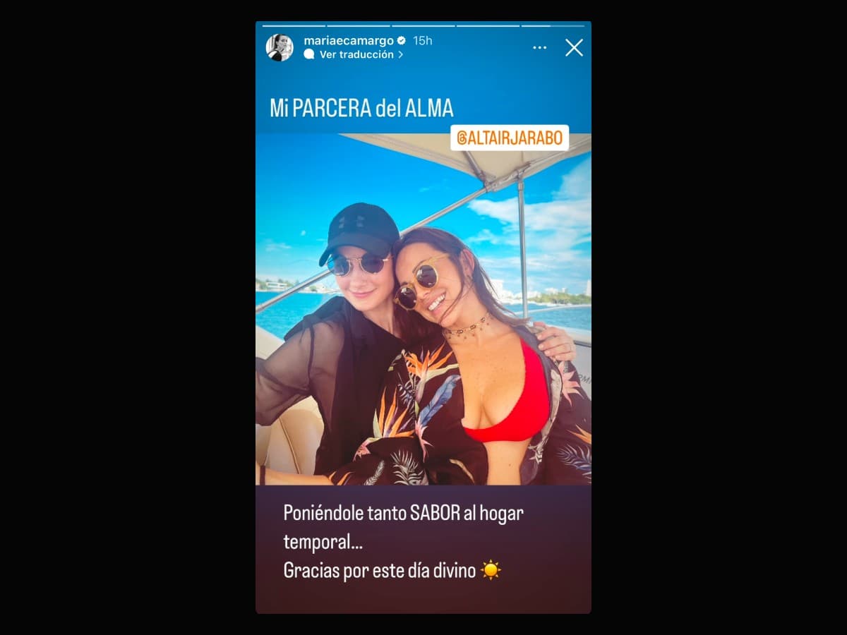 Altair Jarabo presume encuentro María Elisa Camargo y famosos reaccionan