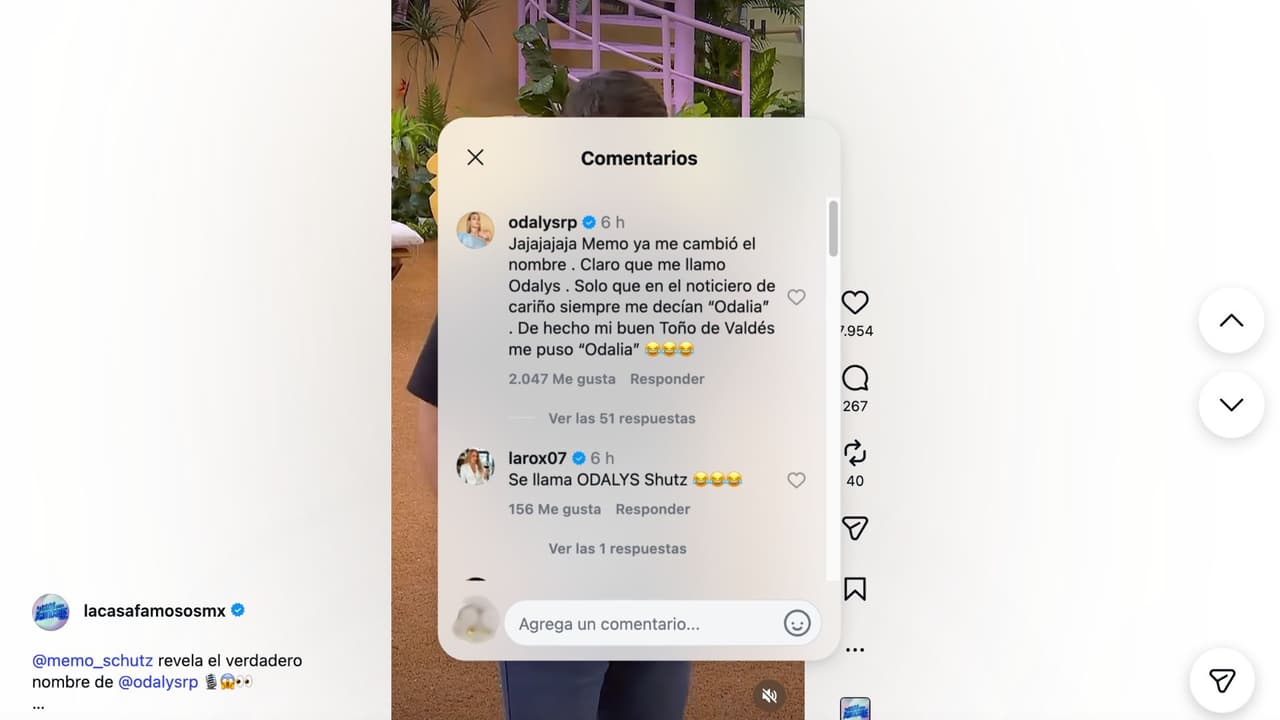 Odalys tiene otros datos respecto a lo que Memo dijo de ella en La Casa de los Famosos México.