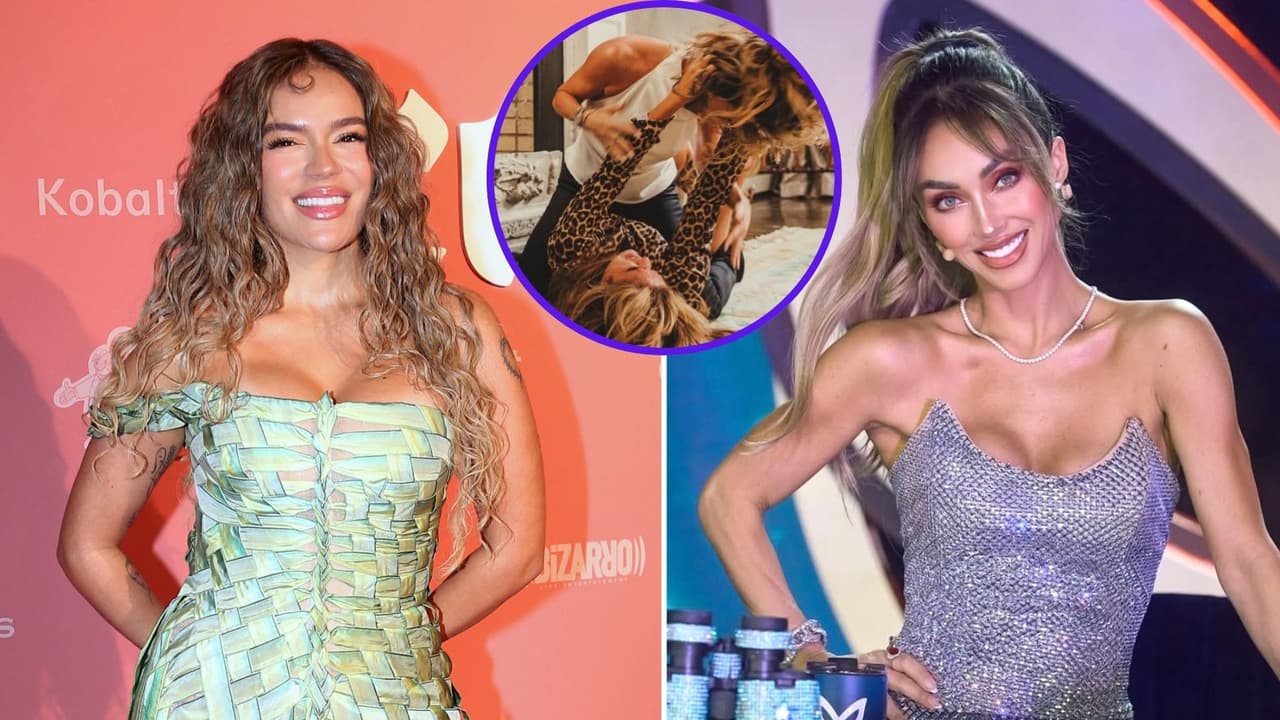 Anahí muestra la lesión en su pierna tras la ‘pelea de telenovela’ con Karol G