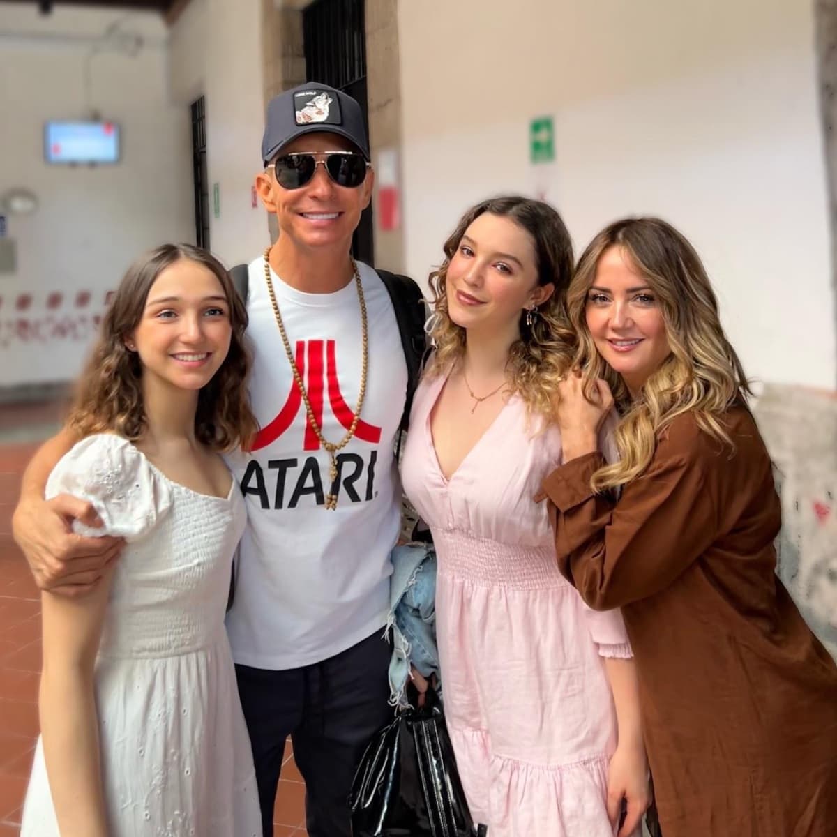 Mía Rubín captó el momento y lo publicó en redes sociales