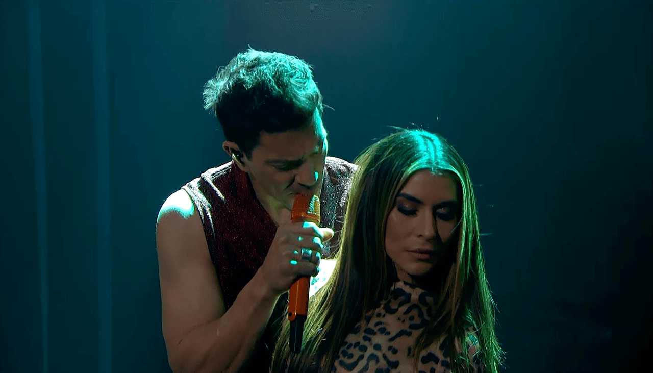 Dueto en 'Juego de Voces'.