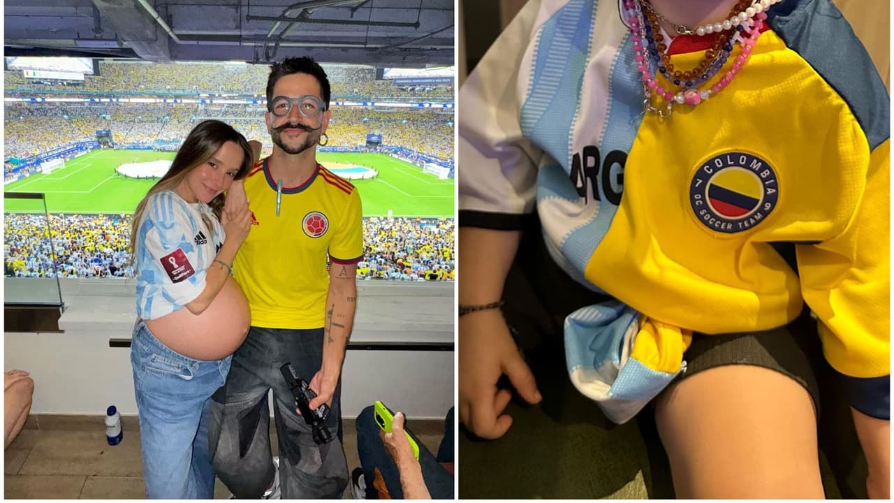 Eva Luna y Camilo asistieron a la Copa América 2024 apoyando a diferentes equipos