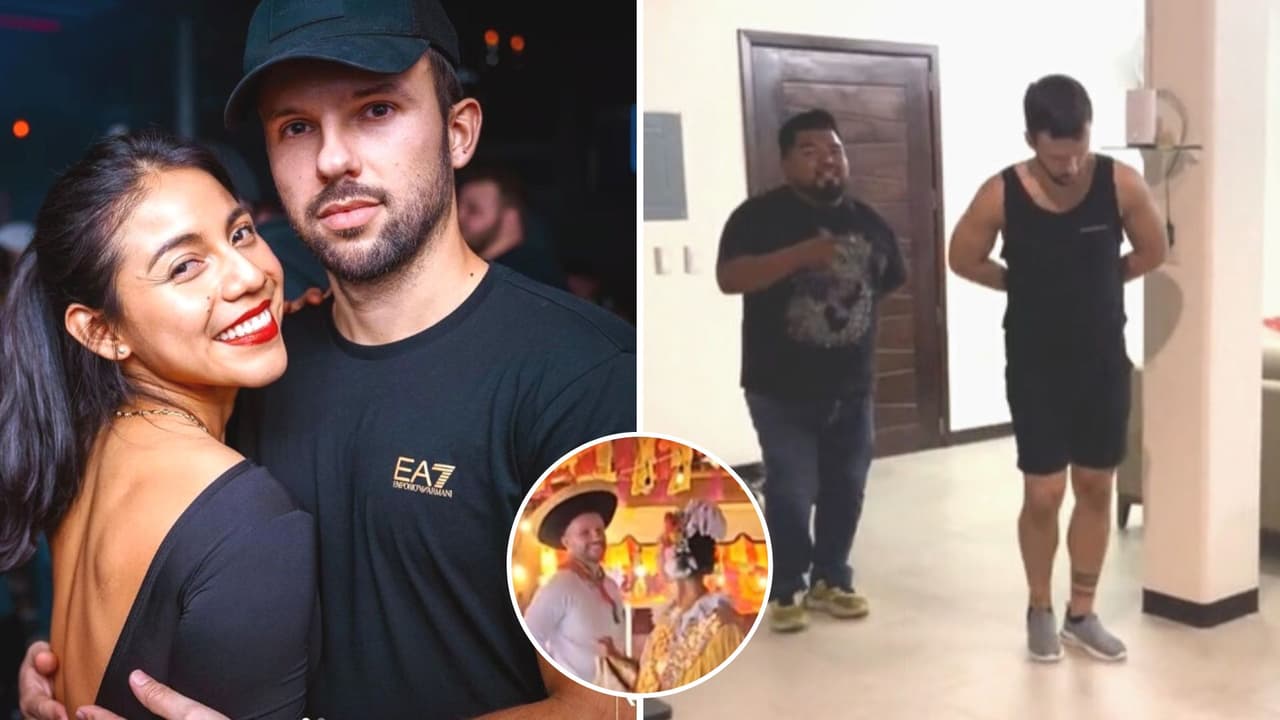Europeo aprende a bailar música regional para su boda con mexicana y se hace viral