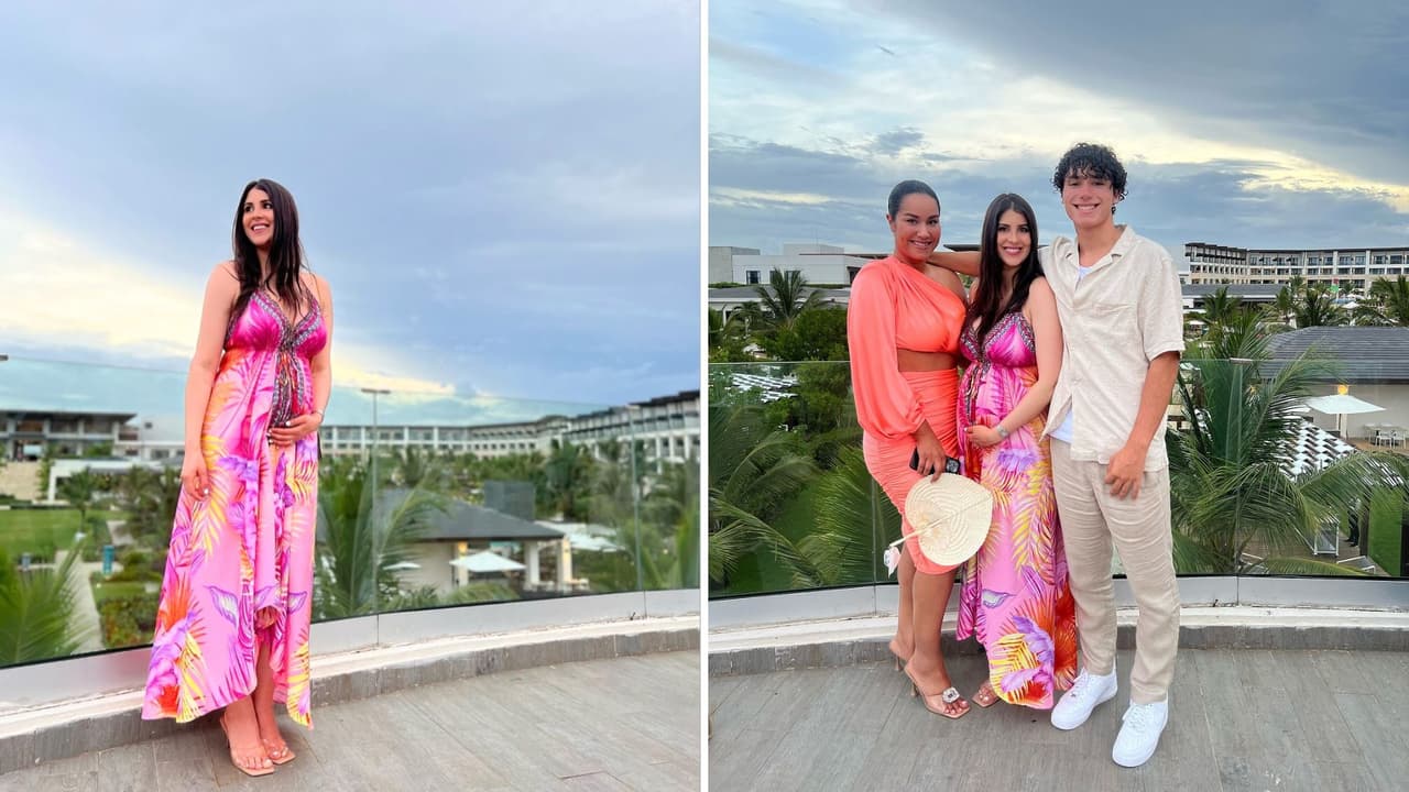 Joely asistió a una boda en compañía de su familia