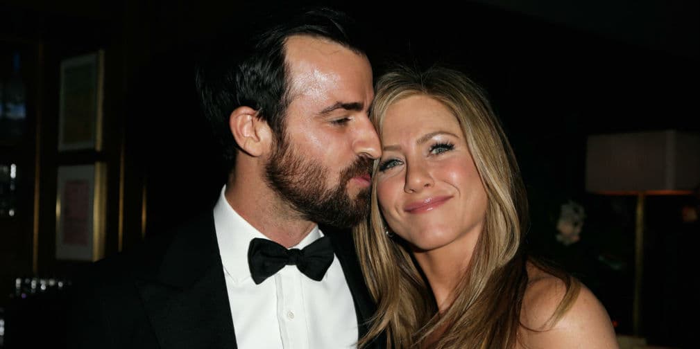 2. Jennifer Aniston y Justin Theroux: Ellos se casaron en una ceremonia secreta en su casa en Bel Air.
