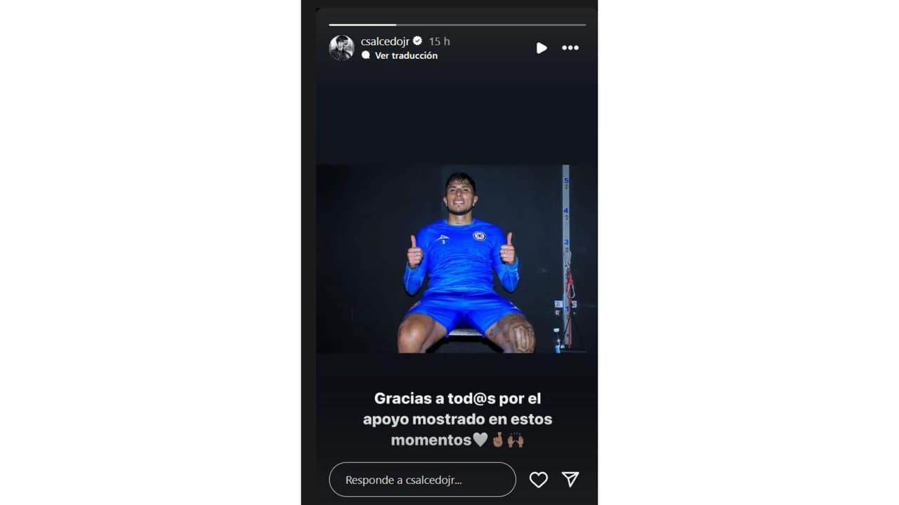 Carlos Salcedo manda mensaje en medio de acusaciones de su mamá.