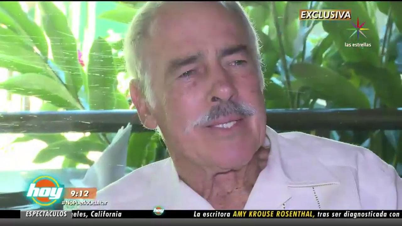 Andrés García nos habla de su estado de salud y envía un mensaje a quienes le desean que se enferme
