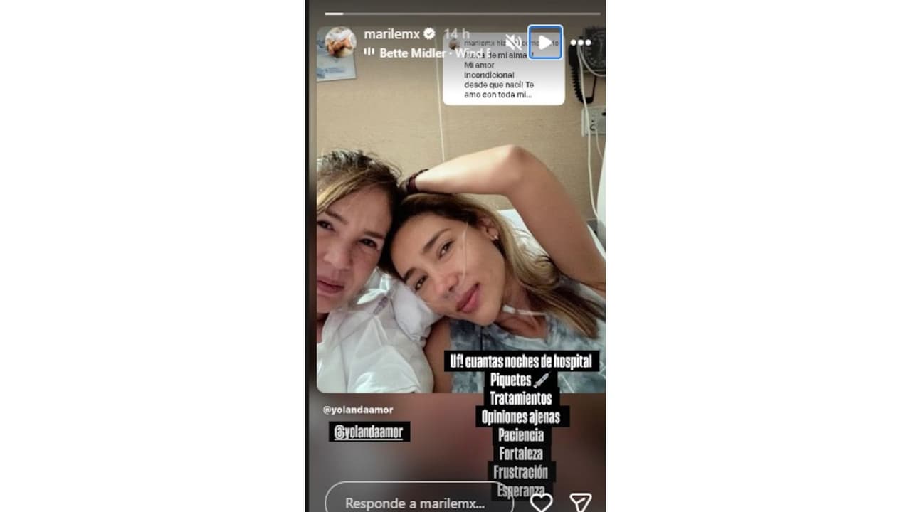 Marilé Andrade reaparece tras hospitalización.