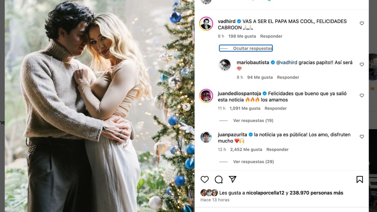 Mario Bautista anuncia que será papá junto a su pareja, Karina Praitova.