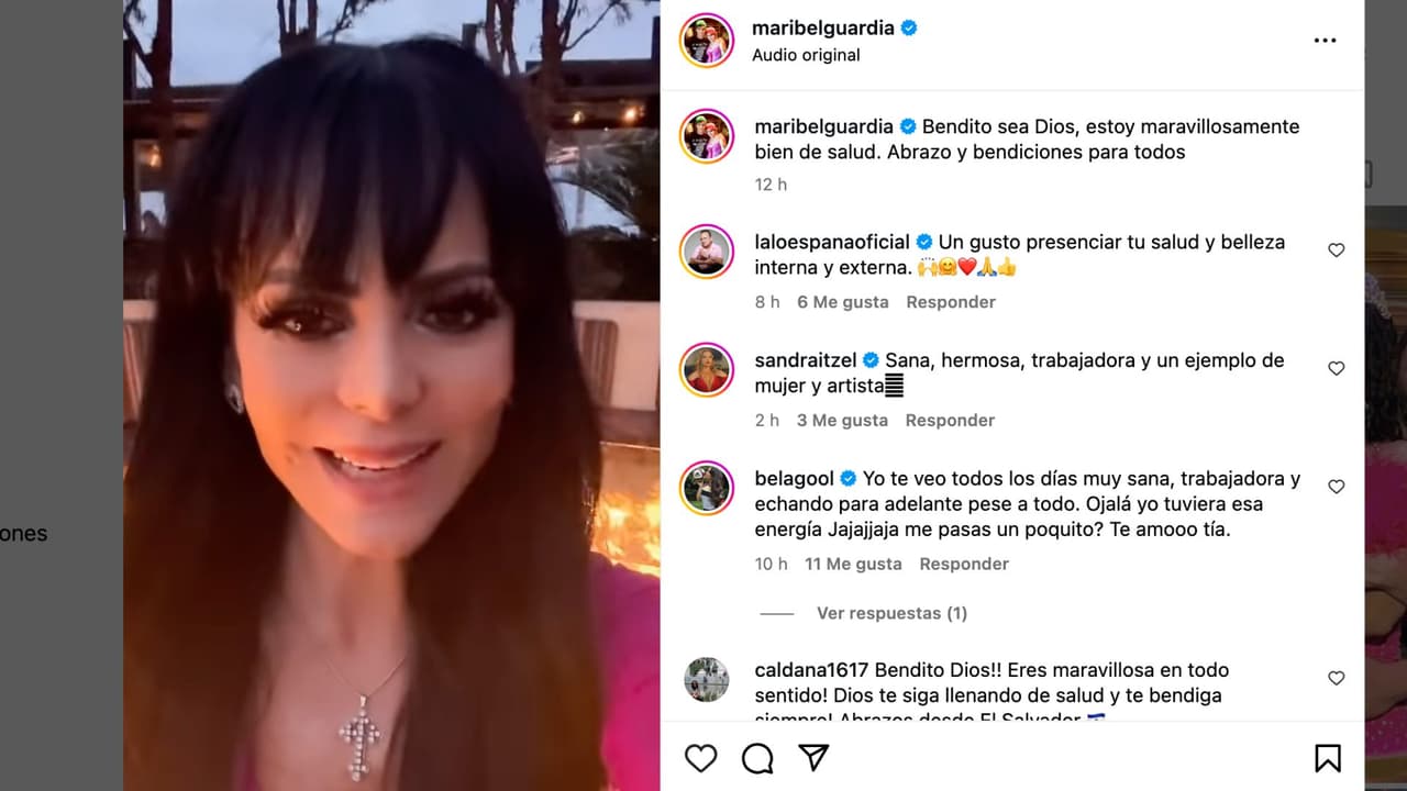 Maribel Guardia desmiente padecer una grave enfermedad. <br>