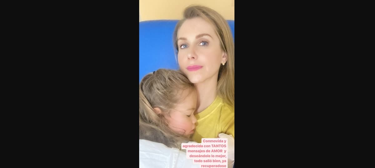 Martina fue operada este 12 de octubre y así salió de la cirugía