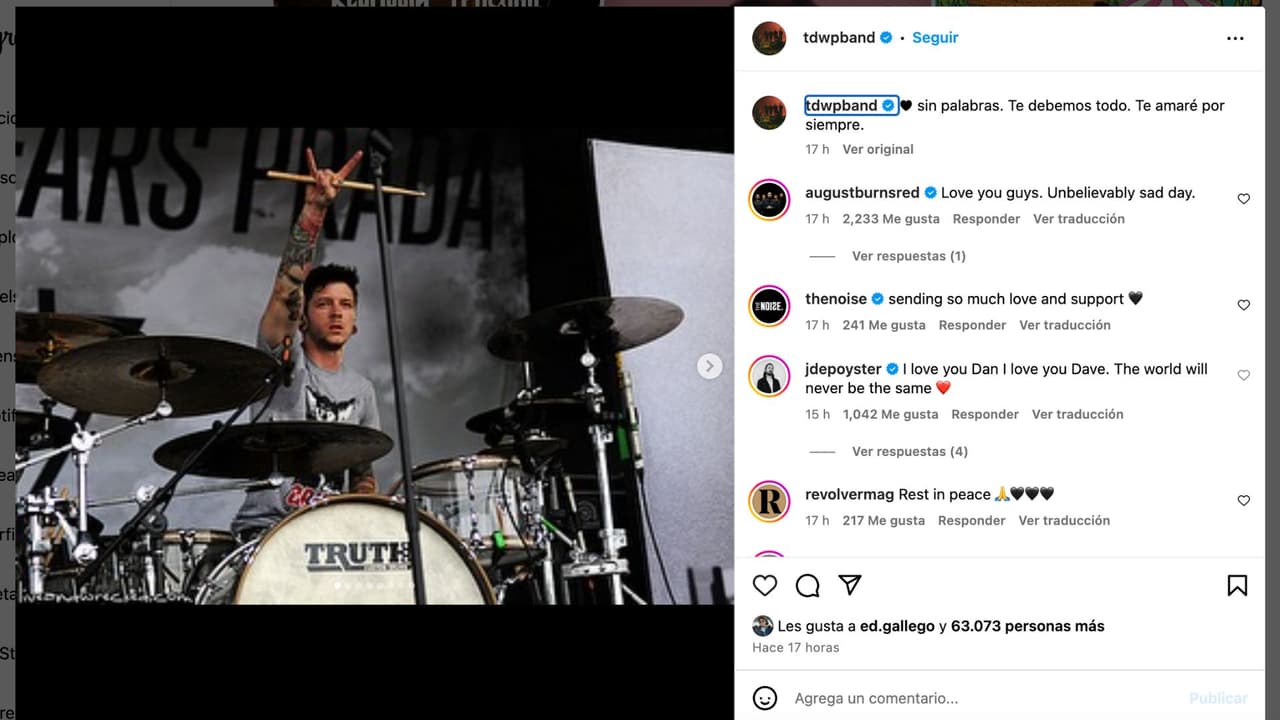 The Devil Wears Prada se despide de Daniel Williams.