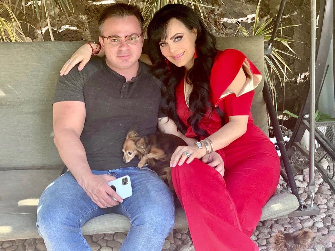 Maribel Guardia junto a su esposo, Marco Chacón.