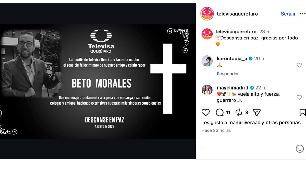 Muere Roberto Morales Barrera.