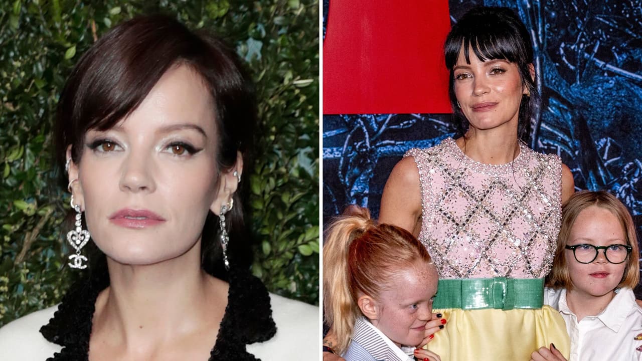 Lily Allen y sus hijas Ethel Mary y Marnie Rose.