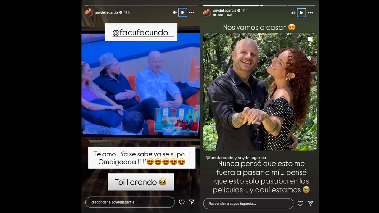 Delia García reacciona en Instagram tras anunciar su compromiso con Facundo