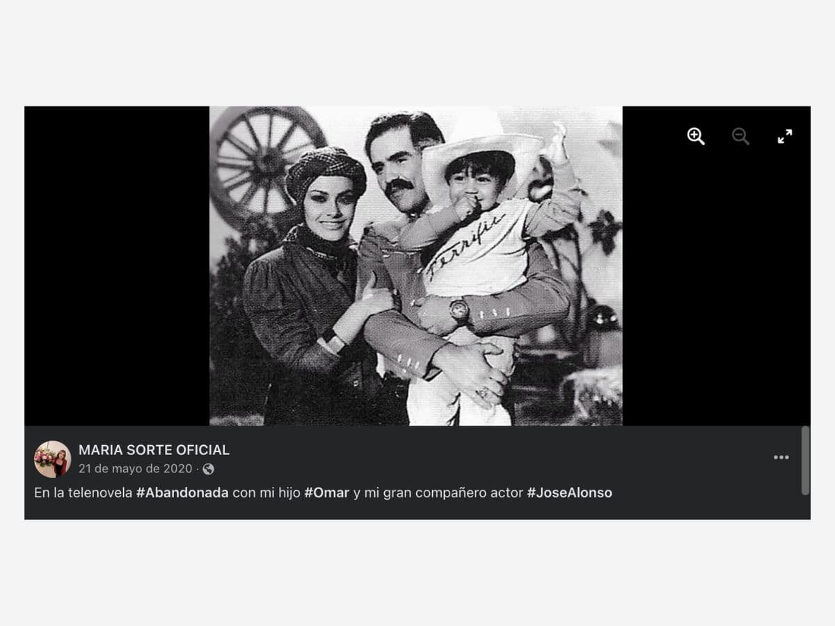 Omar García Harfuch actuó en la telenovela 'Abandonada' junto a María Sorté.