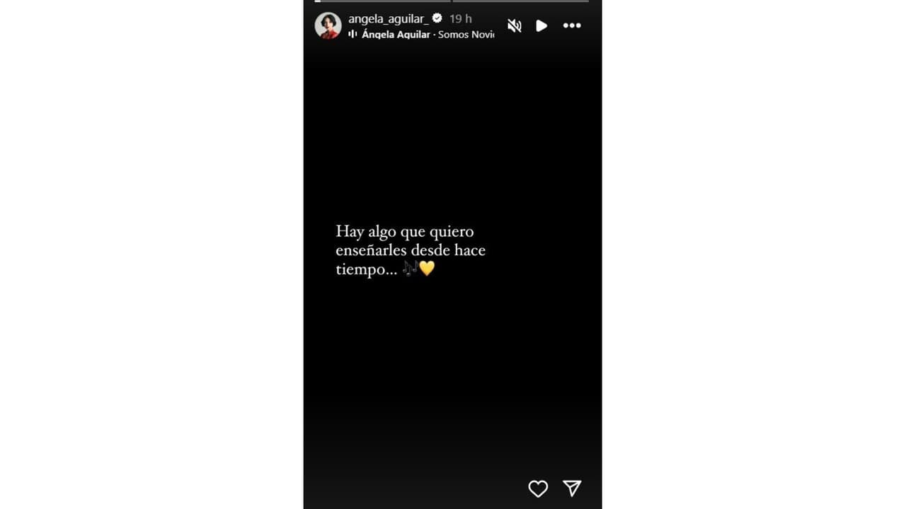 ¿Ángela Aguilar anuncia sorpresa?