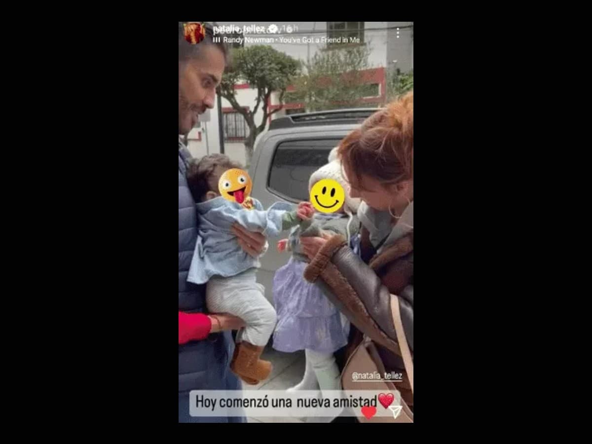 Hija de Natalia Téllez ya tiene su primer amigo y es el hijo de este famoso