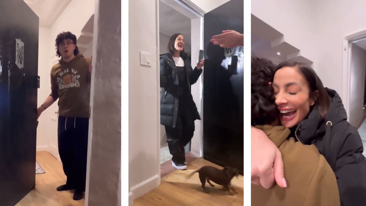 Dayanara Torres sorprendió a su hijo Cristian.