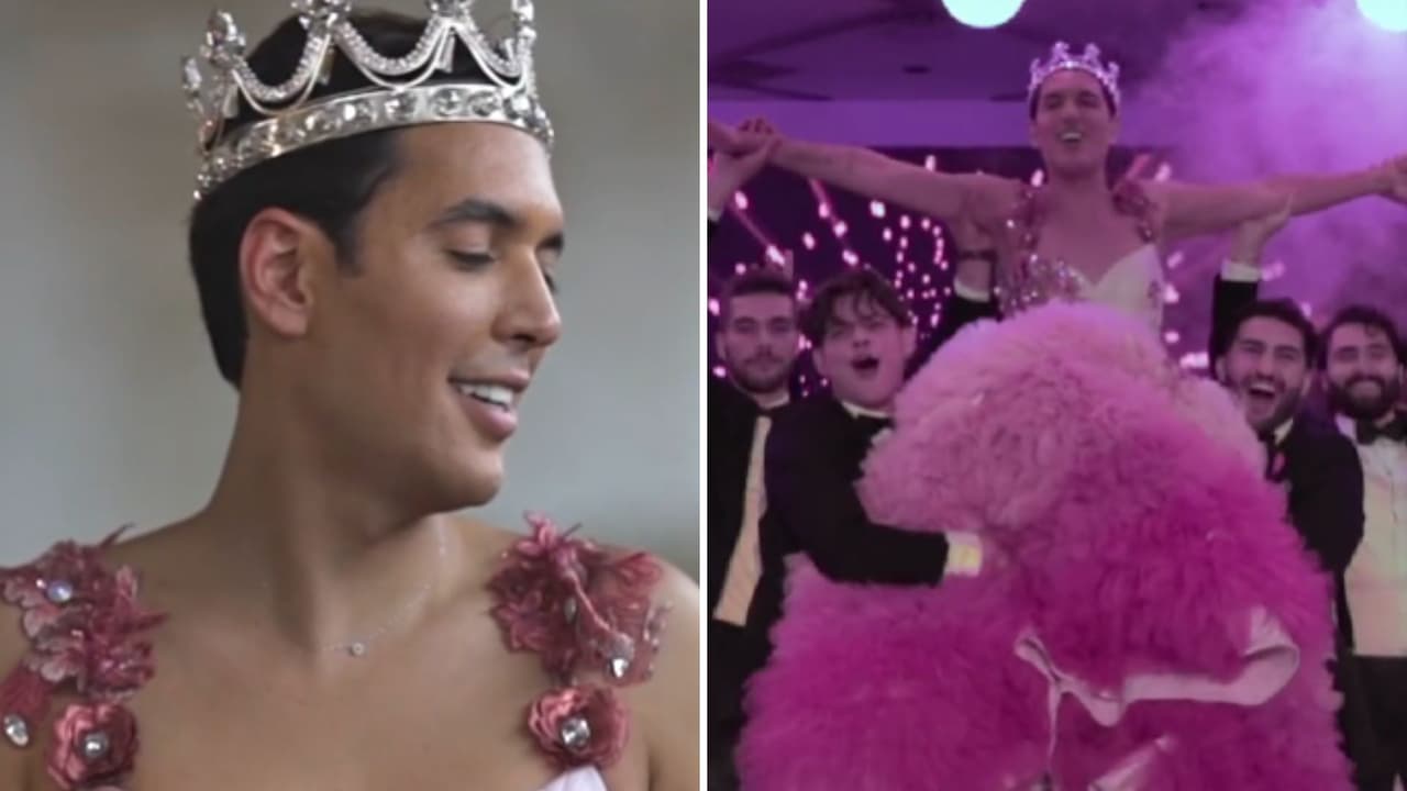 Influencer mexicano celebra fiesta de 15 años a sus 30: usó un hermoso vestido y bailó el vals