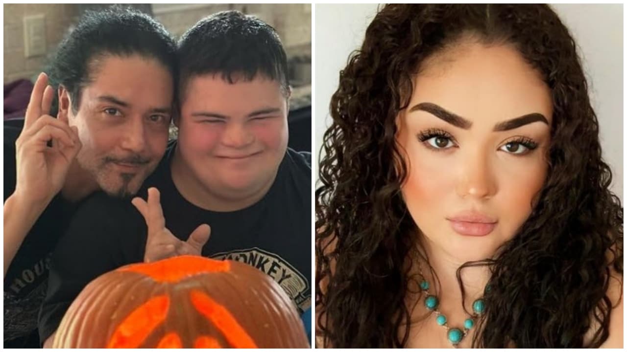 Chris Pérez y sus dos hijos: Noah y Cassie