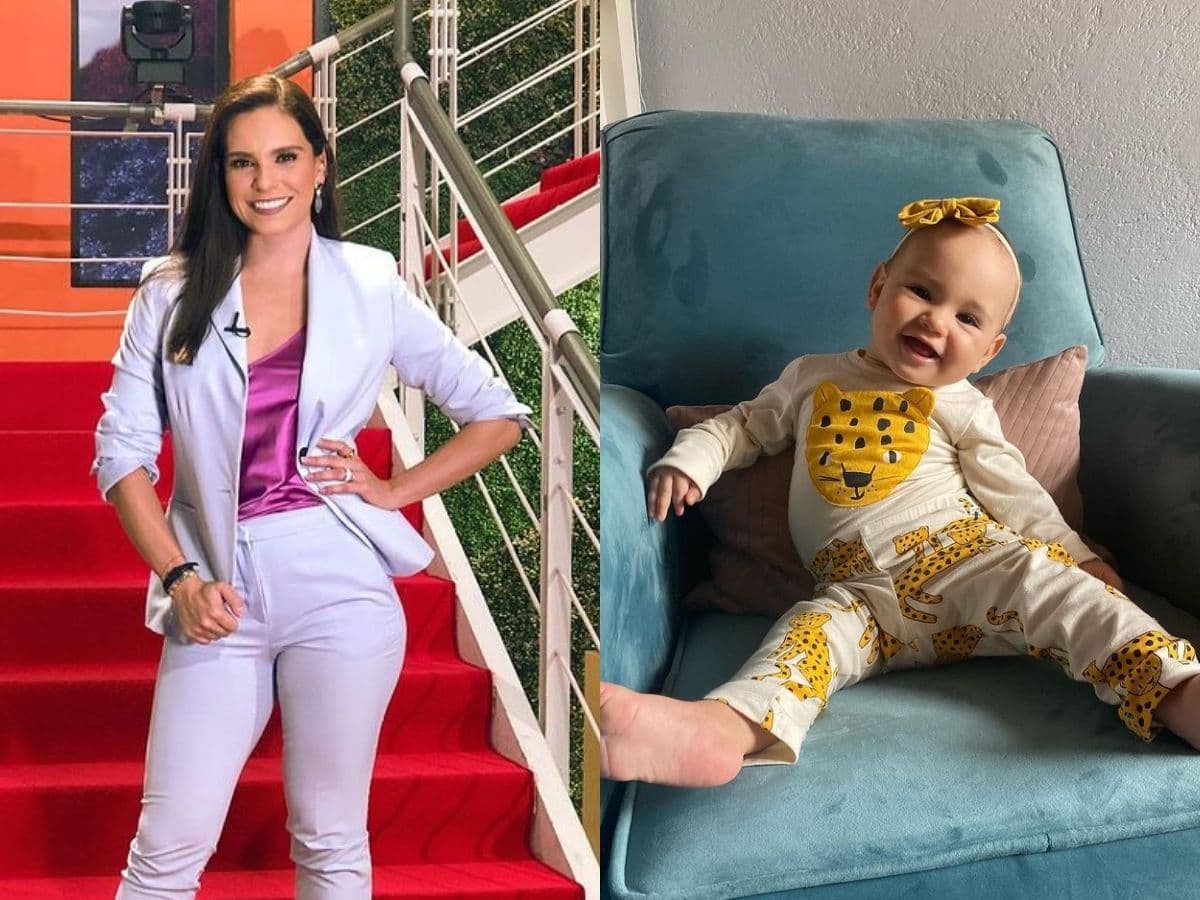 Mira cuánto ha crecido Amelia, hija de Tania Rincón.