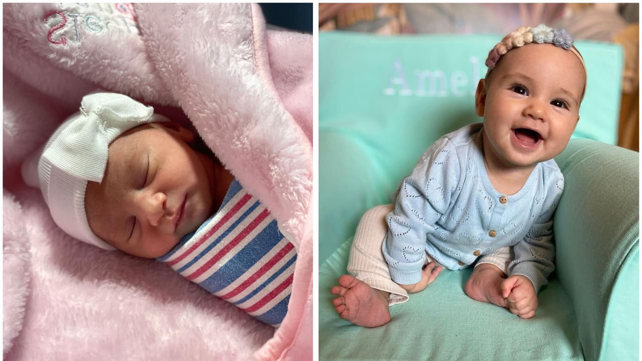 En enero de 2021 nació Amelia, la hija menor de Tania Rincón