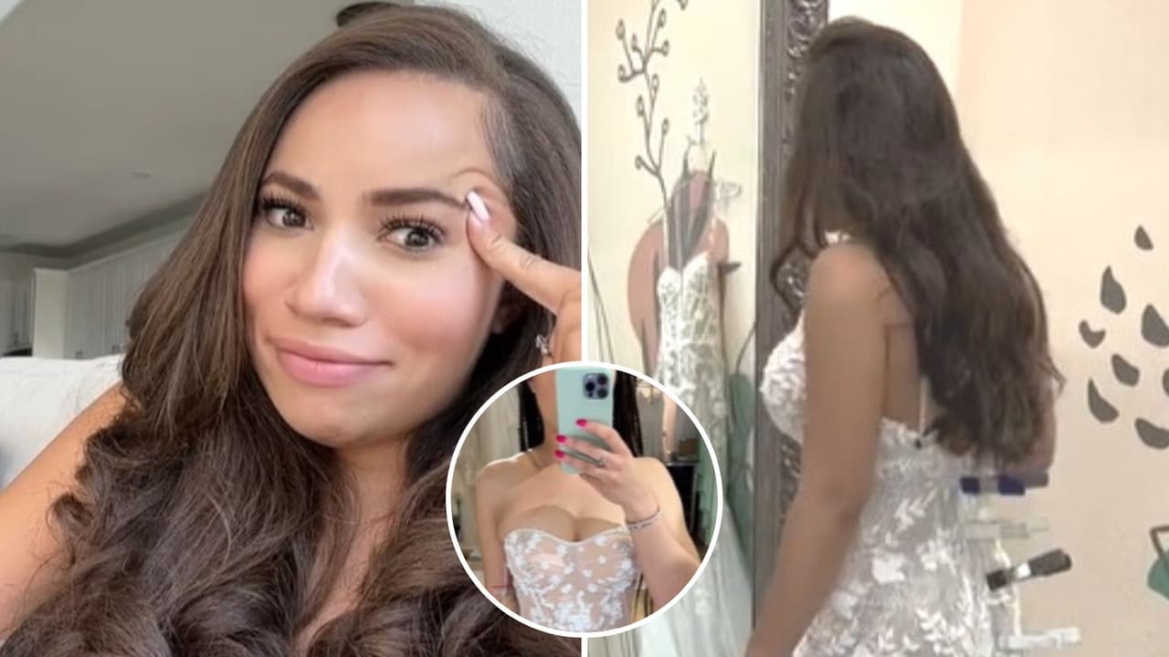 Mujer gastó 3 mil dólares en vestido de novia personalizado y se arrepintió al verlo