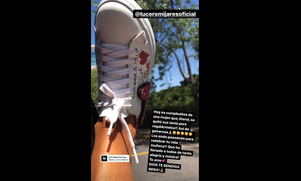 La imagen fue publicada en la cuenta de Instagram de Consuelo Duval