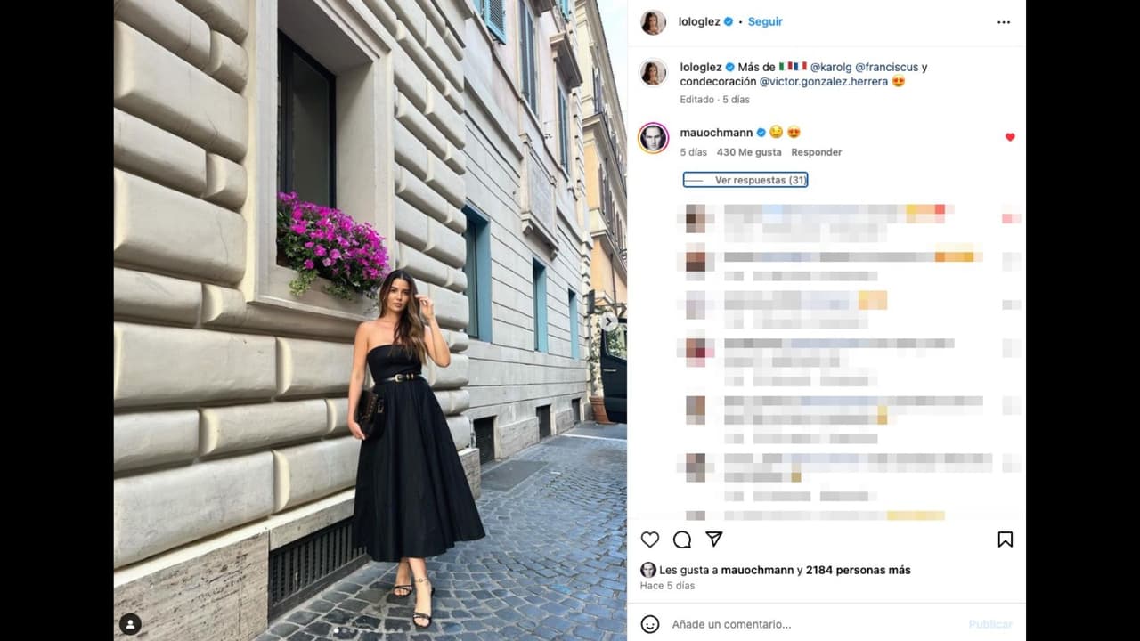 Lorena González confirmó a una revista que está saliendo con Mauricio Ochmann Mauricio Ochmann también ha comentado varias imágenes de Lorena González