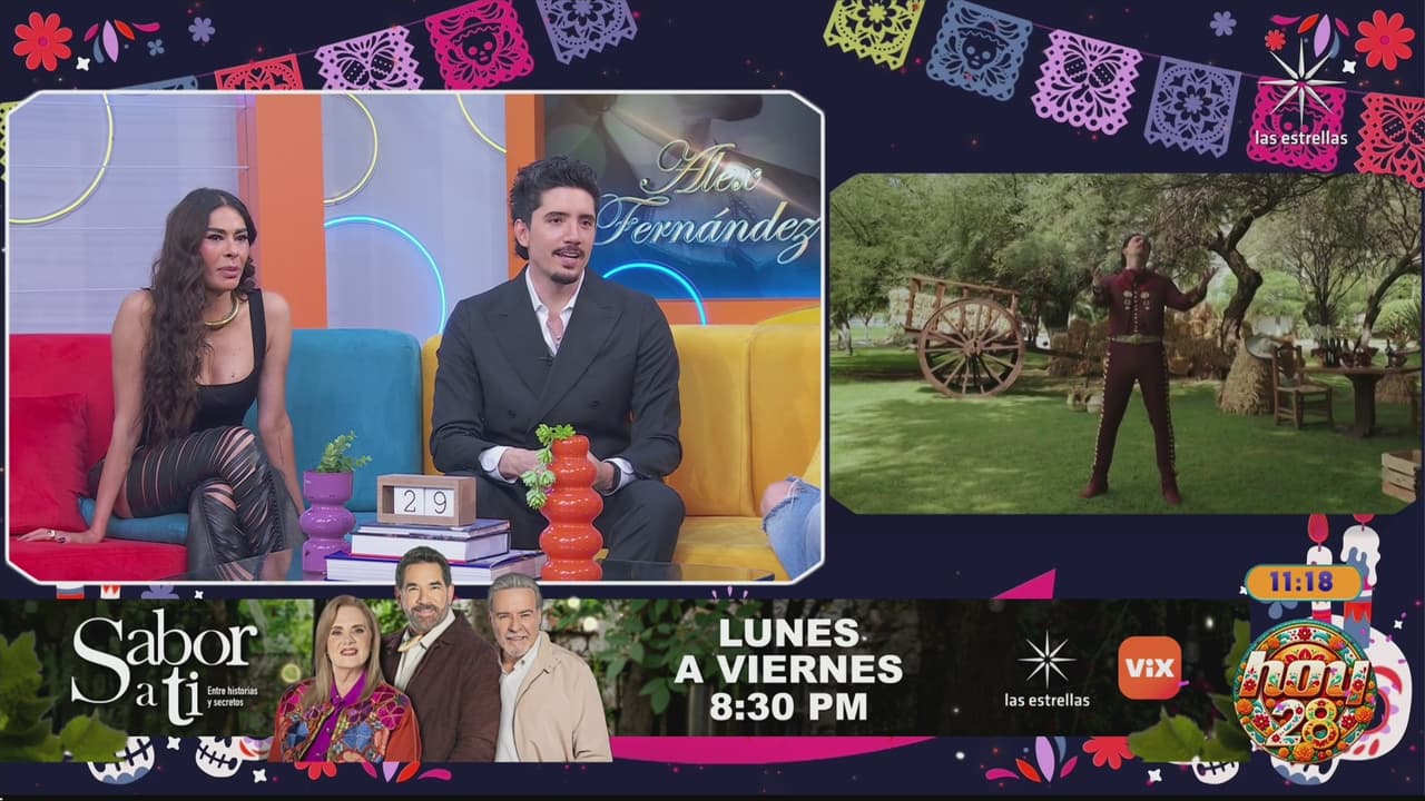 Alex Fernández hace importante revelación de la telenovela ‘Sabor a ti’ en Hoy; Galilea Montijo reacciona en vivo
