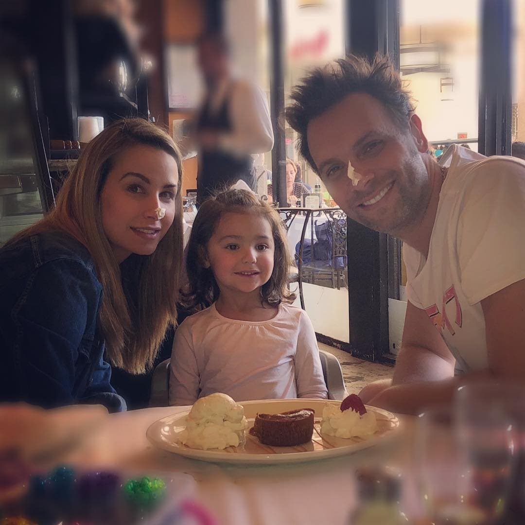 Odalys Ramírez y Patricio Borghetti celebran los tres años de su hija Gia