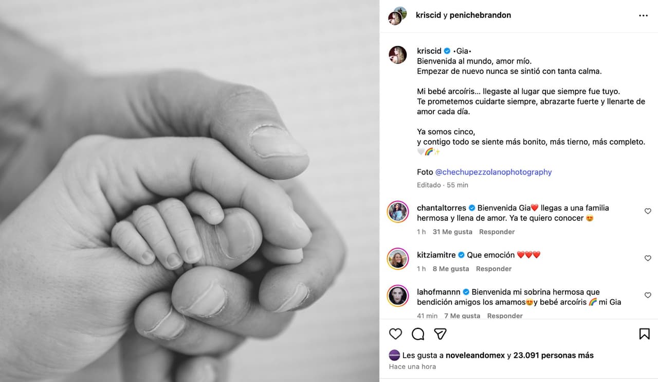 Brandon Peniche y Kristal Cid.