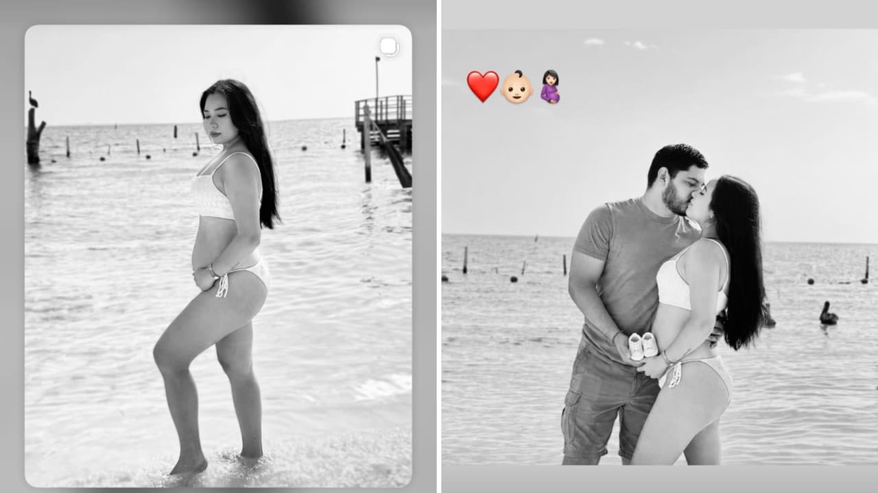 Magaby también anuncia que será mamá.