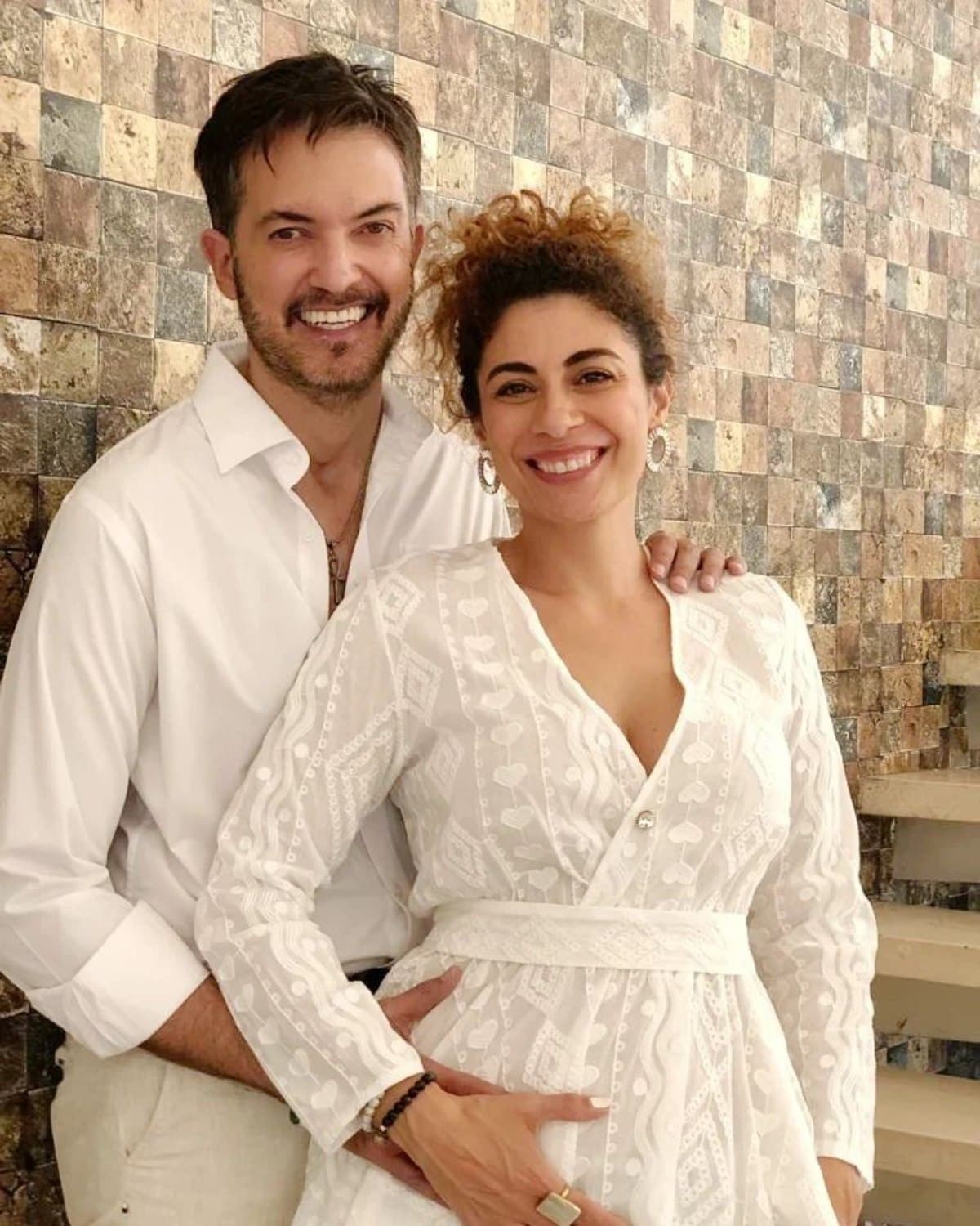 Luciano y Paolo aparecieron en una tierna foto junto a la hija de Anna Ferro