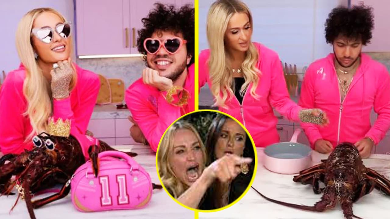 Paris Hilton y Benny Blanco decoran langosta en sus últimos momentos de vida: redes enfurecen por su crueldad