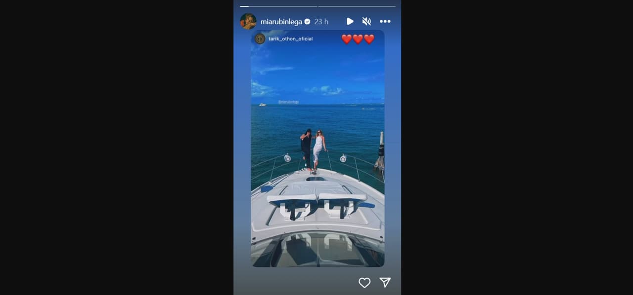 Mía Rubín y Tarik Othon presumen su amor en romántico viaje