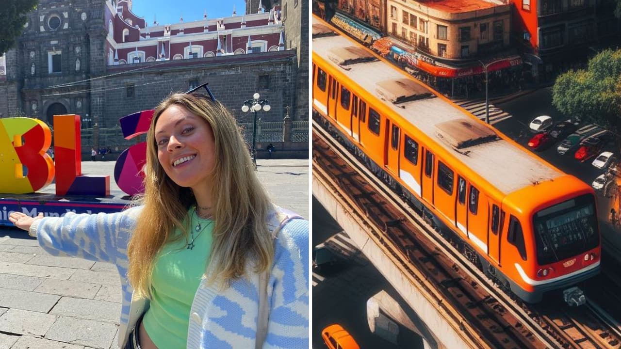Tiktoker española queda encantada con el transporte público de la CDMX, pero 'chilangos' no le creen