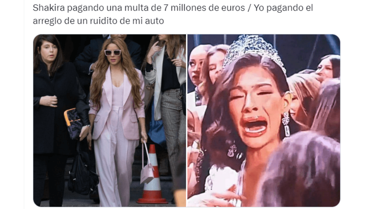 Memes de la multa de 7.3 millones de euros que Shakira pagará en España